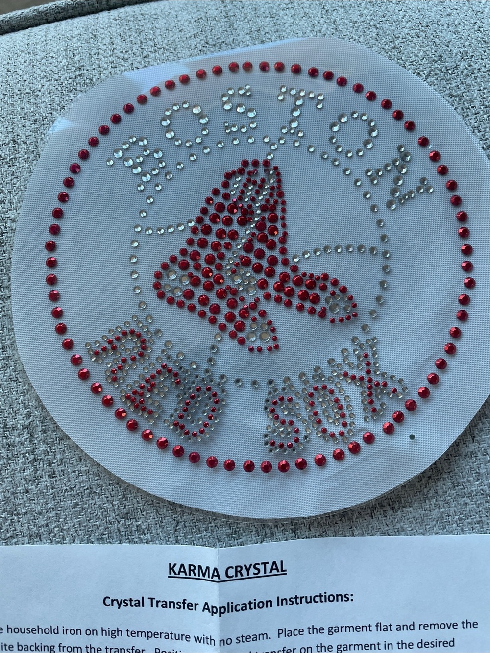 Boston Red Sox crystal transfer New